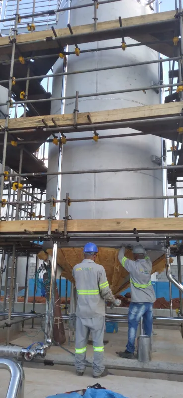 Serviço de isolamento térmico industrial realizado pela Brastérmica - foto 11