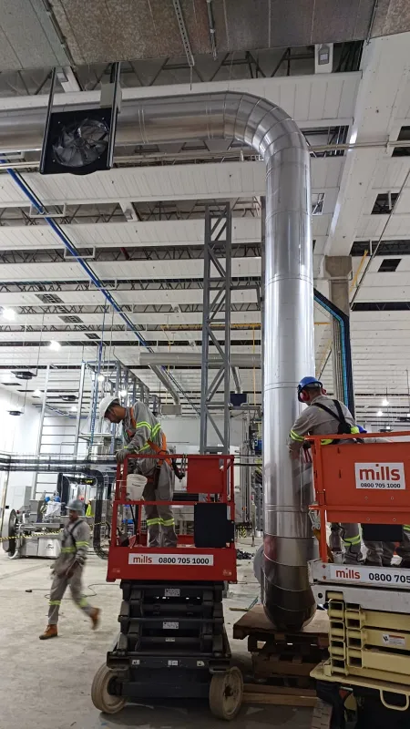 Serviço de isolamento térmico industrial realizado pela Brastérmica - foto 17