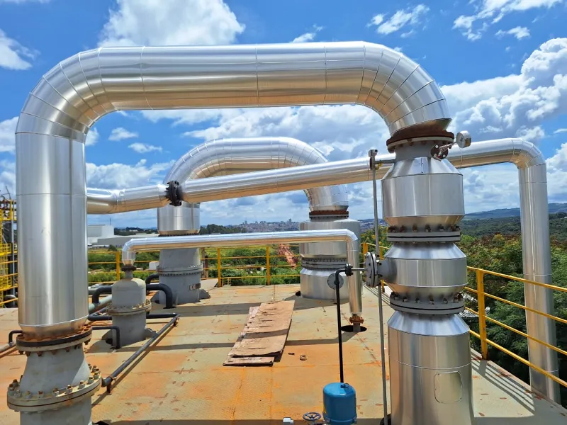 Serviço de isolamento térmico industrial realizado pela Brastérmica - foto 26
